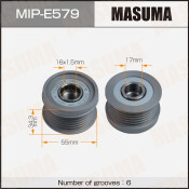 Шкив генератора MASUMA, VAG / DADA, DPCA, CBZB, CAVD, CNWA, CTHD, CTKA, CBZA