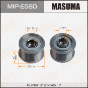 Шкив генератора MASUMA, MERCEDES BENZ / OM628, OM642