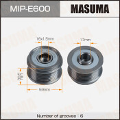 Шкив генератора MASUMA, CHEVROLET / L2N, LDD, LDE, LE2, LEX, LFJ, LHD, LUD