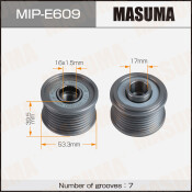 Шкив генератора MASUMA, BMW / N54, N52N