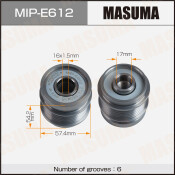 Шкив генератора MASUMA, MERCEDES BENZ / M274E20, M274E16
