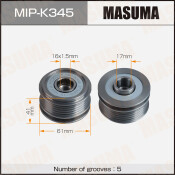 Шкив генератора MASUMA, HYUNDAI,KIA / D4FA, D3FA, D3EA, D4FB, D4FC, D4FD