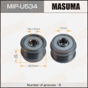 Шкив генератора MASUMA, FORD / Z2JA, ZTJA, ZTJB, Z2DA