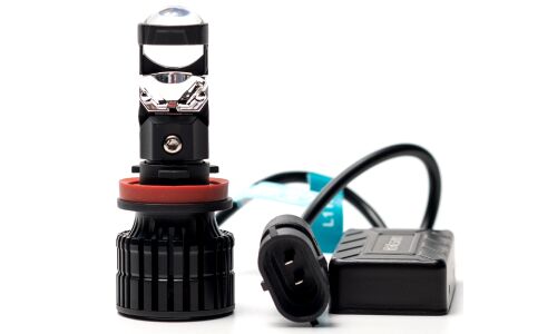 Лампа светодиодная HiVision LED L1 Mini H11, H8, H16 (PGJ19-1, PGJ19-2, PGJ19-3, T11), 12/24В, 34Вт (соответствует 50Вт), 6000К, комплект 2 шт, арт. Л0501