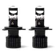 Лампа светодиодная HiVision LED L1 Mini H4 (P43t, T16), 12/24В, 34/34Вт (соответствует 60/50Вт), 6000К, комплект 2 шт, арт. Л0499