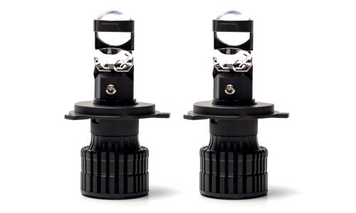 Лампа светодиодная HiVision LED L1 Mini H4 (P43t, T16), 12/24В, 34/34Вт (соответствует 60/50Вт), 6000К, комплект 2 шт, арт. Л0499