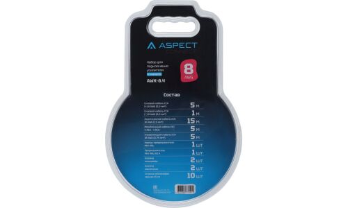 Комплект проводов 4-кан усил-ля  ASPECT-AWK-8.4, 8AWG