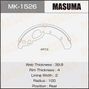 Колодки барабанные MASUMA DATSUN On-Do (1/20)
