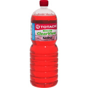 Стеклоомывающая жидкость Totachi Niro Clear View, летняя, 0°C, водооталкивающий эффект, с ароматом бубль губ, 1.7л, арт. 9K418 Стеклоомывающая жидкость Totachi Niro Clear View, летняя, 0°C, водооталкивающий эффект, с ароматом бубль губ, 1.7л, арт. 9K418