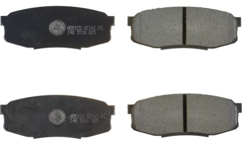 Колодки тормозные дисковые Advics, комплект на ось (4 шт), арт. SN140