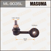 Стойка стабилизатора (линк) Masuma, левая, арт. ML-9035L