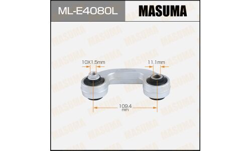 Стойка стабилизатора (линк) MASUMA front AUDI A4 01-08 (L)