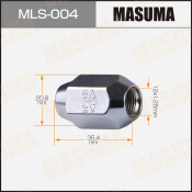 Гайка колесная Masuma MLS-004, закрытая, M12x1.25(R), длина 35.4мм, коническая посадка, под ключ 21мм