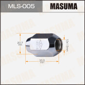 Гайка колесная Masuma MLS-005, закрытая, M12x1.5(R), длина 35.5мм, коническая посадка, под ключ 21мм