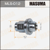 Гайка колесная Masuma MLS-012, закрытая, для внедорожников Toyota, M14x1.5(R), длина 47мм, с прессшайбой 35мм, под ключ 22мм
