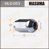 Гайка колесная Masuma MLS-053, закрытая, M14x1.5(R), длина 44мм, коническая посадка, под ключ 21мм