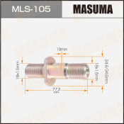 Шпилька колесная Masuma MLS-105, для грузовиков Isuzu, M18x1.5(R), M18x1.5(R), длина 77мм