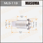 Футорка колесная Masuma MLS-119, для Toyota, M24x1.5(L), M16x1.5(L), длина 53.4мм, под ключ 17мм, 1 шт