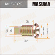 Футорка колесная Masuma MLS-129, для Mitsubishi, M28x1.5(R), M19x1.5(R), длина 58.3мм, под ключ 20мм, 1 шт