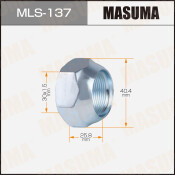Гайка колесная Masuma MLS-137, открытая, для грузовиков Toyota, M30x1.5(R), длина 25.8мм, сфера, под ключ 41мм, 1 шт