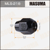 Гайка колесная Masuma MLS-218, закрытая, для внедорожников Toyota, M12x1.5(R), длина 30.6мм, коническая посадка, под ключ 21мм