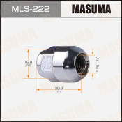 Гайка колесная Masuma MLS-222, закрытая, для Honda, M12x1.5(R), длина 29.9мм, сфера R12, под ключ 19мм