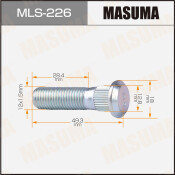 Шпилька колесная Masuma MLS-226, для Hyundai / KIA, M12x1.5(R), длина 50мм