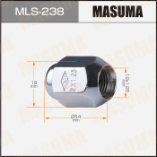 Гайка MASUMA 12x1.25мм, L=28.4мм, под ключ=19мм / Toyota