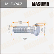 Шпилька колесная Masuma MLS-247, для Nissan, Infiniti, Subaru, M12x1.25(R), длина 49.6мм, 1 шт, арт. MLS-247