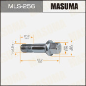 Болт колесный Masuma MLS-256, для Mercedes, M14x1.5(R), длина 67.2мм, под ключ 17мм, 1шт, арт. MLS-256