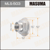 Гайка ШРУСа Masuma, M20x1.5(R), длина 22.5мм, под ключ 29мм, арт. MLS-503