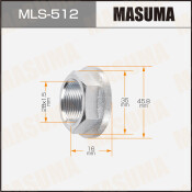 Гайка ШРУСа Masuma, M28x1.5(R), длина 16мм, под ключ 35мм, арт. MLS-512