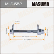 Комплект болта регулировочного (эксцентрика) Masuma MLS-552, для Toyota (OEM 90179-14069, 48190-0K030, 48198-60011, 48190-60020) (+гайка, шайба)