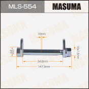 Комплект болта регулировочного (эксцентрика) Masuma MLS-554, для Toyota (OEM 90179-16013, 48409-28020, 48198-28010) (+гайка, шайба)