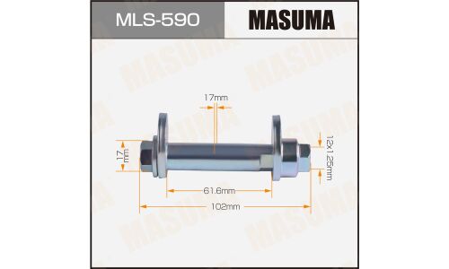 Комплект болта регулировочного (эксцентрика) Masuma MLS-590, для Toyota (OEM 90119-12278, 48409-42010, 48452-42010, 48409-42011) (+гайка, шайба)