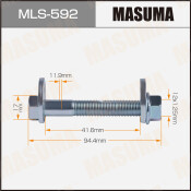 Комплект болта регулировочного (эксцентрика) Masuma MLS-592, для Mitsubishi (OEM 4117A018, MN184102, MN000763) (+гайка, шайба)