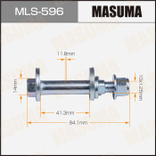 Комплект болта регулировочного (эксцентрика) Masuma MLS-596, для Honda (OEM 52387-SDA-A00, 52388-SDA-A00, 90216-SE0-010, 52387-S84-A00) (+гайка, шайба)