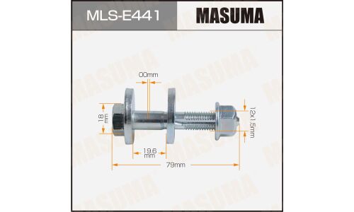 Болт эксцентрик MASUMA комплект. Porsche