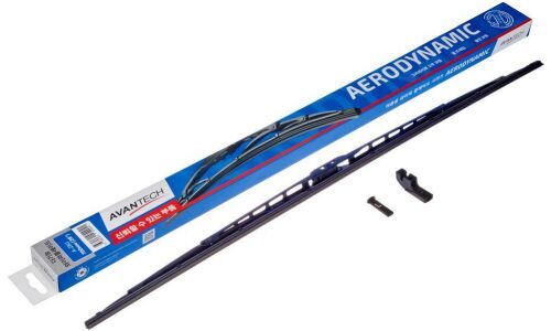 Щетка стеклоочистителя Avantech Aerodynamic 700мм (28") каркасная, летняя, крепление Bayonet, J-Hook, 1 шт, арт. A-28U