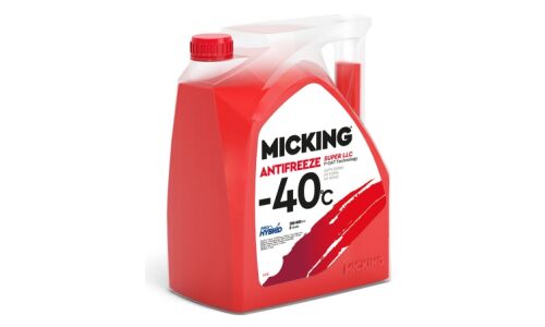 Антифриз Micking Super LLC, Р-ОАТ, красный, -40°C, 5л, арт. MA1008