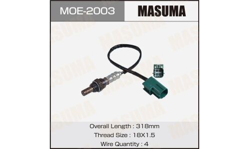 Датчик кислородный MASUMA, TEANA, PRIMERA, MURANO / QR20DE, VQ23DE, VQ35DE