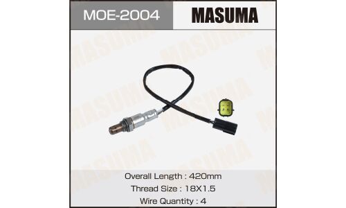 Датчик кислородный MASUMA, QASHQAI, QX70, X-TRAIL / VQ37VHR, VQ35HR, QR25DE
