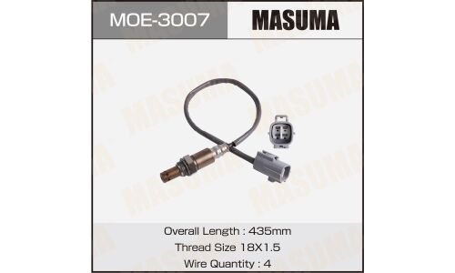 Датчик кислородный MASUMA, MITSUBISHI LANCER / 4A92