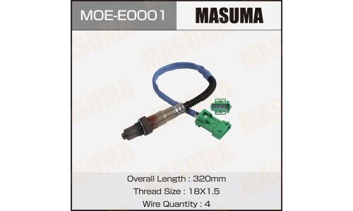 Датчик кислородный MASUMA, PEUGEOT 308, CITROEN C4 / TU5JP4, XU7JP4