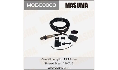 Датчик кислородный MASUMA, AUDI A4, A6, VOLKSWAGEN GOLF, SKODA OCTAVIA / BBJ, BDV, AUM