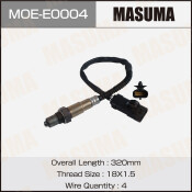 Датчик кислородный MASUMA, RENAULT CLIO II, SYMBOL I / F4R, K4J, K4M