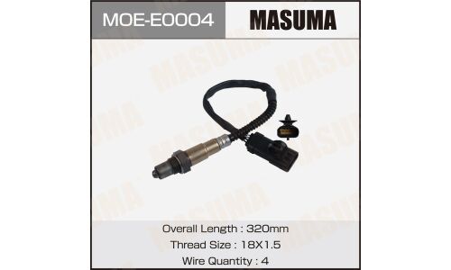 Датчик кислородный MASUMA, RENAULT CLIO II, SYMBOL I / F4R, K4J, K4M