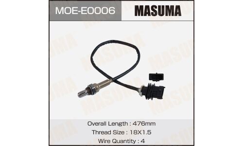 Датчик кислородный MASUMA, OPEL ASTRA-J, CORSA-D, MOKKA / A14NET, D14NET, Z16YNG