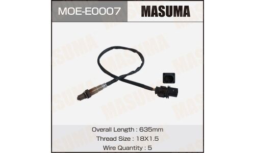 Датчик кислородный MASUMA, BMW 5-SERIES (E61), X5 (F15), X6 (E71) / N43B20, N47D20, N57D30B
