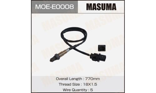 Датчик кислородный MASUMA, MERCEDES-BENZ C-CLASS  (W204), E-CLASS (W211) / M271.952, OM629.912